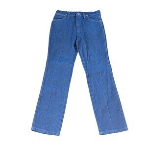 Vintage Wrangler Straight Leg Blue Jeans Mens Size 32 x 32
